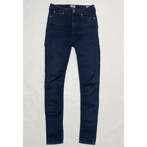 Naked & Famous Women's Size 28 X 30 Dark Wash The High Skinny Jean Blue Stretch